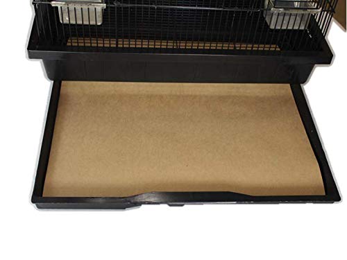 Birdcageliners - Small Cages - Pick-Your-Size - 150 Sheets - 16.75 X 17.25-215 Ft. 40 Pound Paper