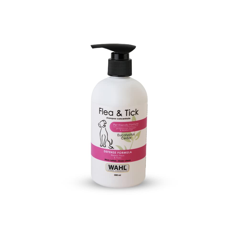 Wahl Dog Flea And Tick Shampoo, White (0820007-324), 300 Milliliter
