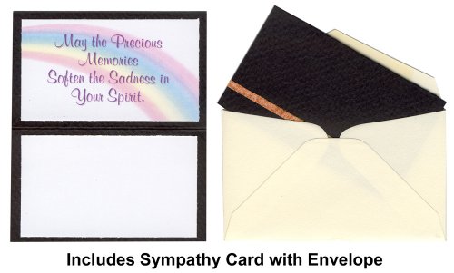 Expressly Yours! Photo Expressions Pet Lover Remembrance Gift Rainbow Bridge Poem Pet Memorial Picture Frame Keepsake And Sympathy Gift Package, Black With Copper Foil Accents (Black)