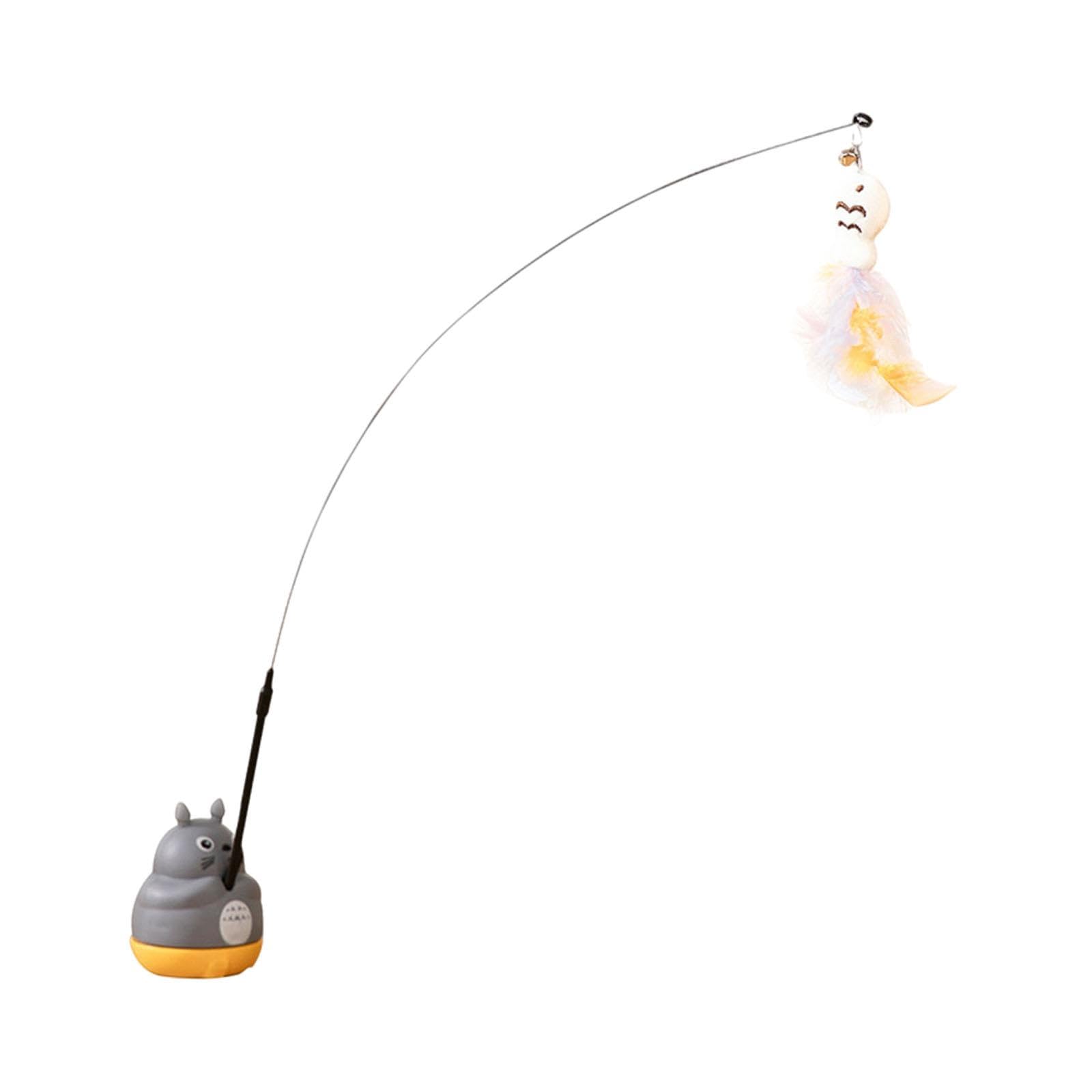 Zoomella Cat Wand Toy Exerciser Cat Enrichment Toy For Kitten Cats Of All Ages Kitty|Toys|Pet Supplies