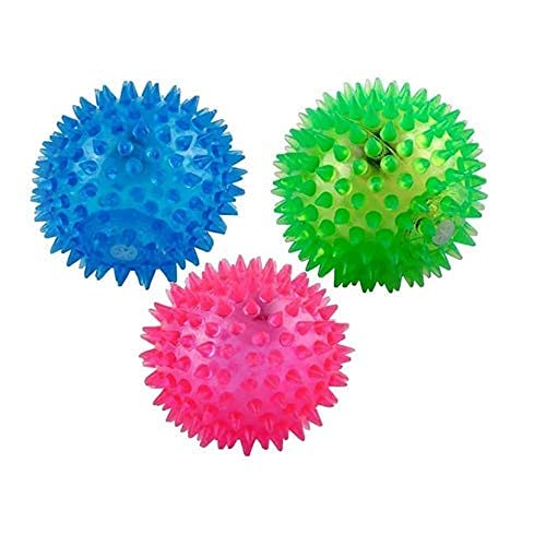 PSK PET MART Ball Chew Teether Toys for Dog, Puppy, Cat, Kitten Combo of 3 Ring Ball Light Ball