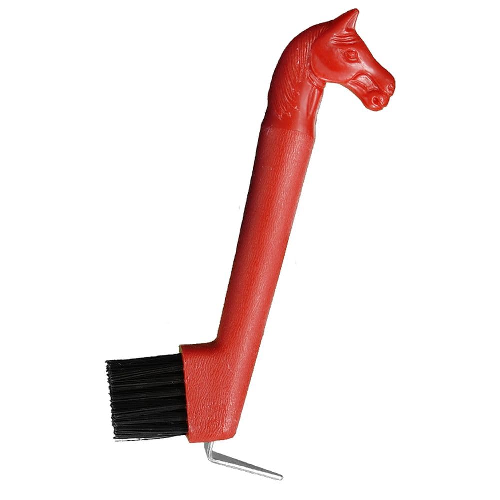 Tough1 Horse Head Hoof Pick/Brush Combination