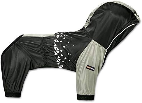 Dog Helios Vortex Full Bodied Waterproof Windbreaker Dog Jacket Small/Black