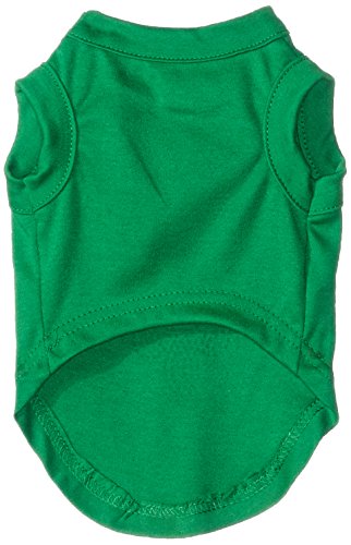 Pet Dog & Cat Shirt Rhinestone, "Mardi Gras Fleur De Lis" Emerald Green SM (3-6 lbs.)