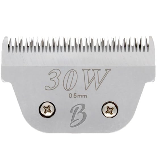 Bucchelli Detachable A Series Wide 30 Blades For Dog Grooming Cuts Length 1/50'' - 0.5Mm Japanese Carbonized Steel Wide Grooming