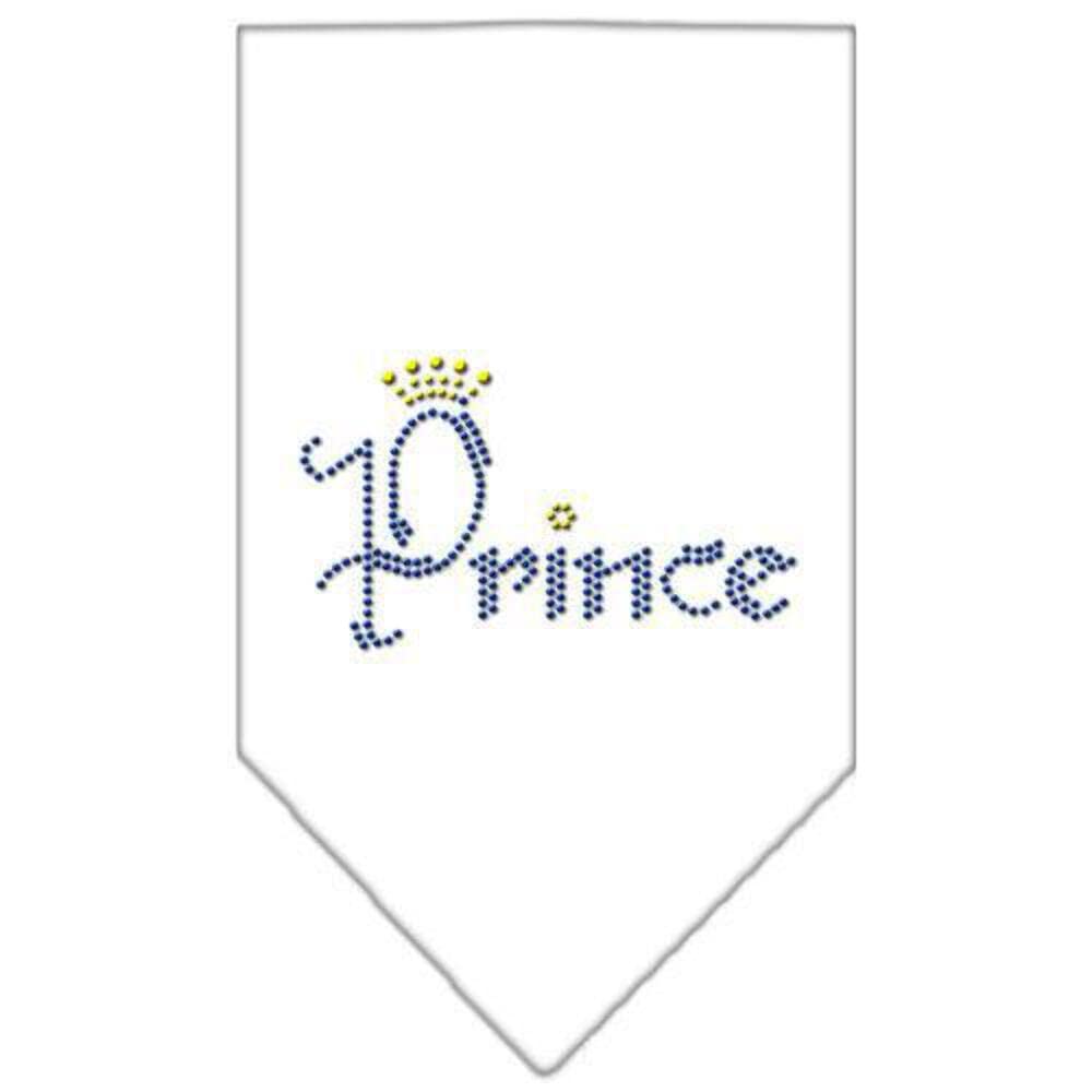 Mirage Pet Products Prince Rhinestone Bandana, Large, Cocoa