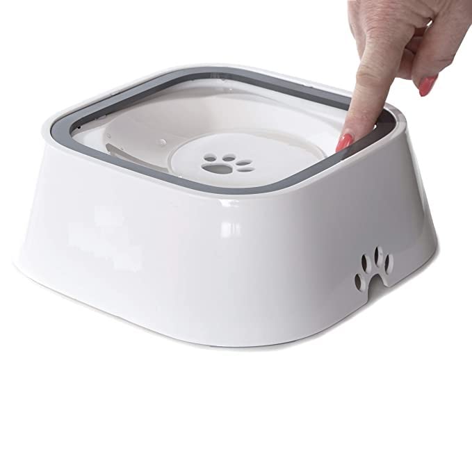 Sevia Travel Pet Water Feeder Bowls Pet Dog Water Bowl No Spill No Drip Slow Water Feeder Dog Bowl Drinking Bowl For Dogs And Ca