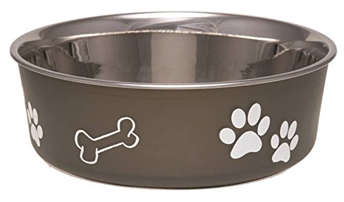 Loving Pets Bella Dog Bowl [Set Of 2] Size: Small (2' H X 5.5' W X 5.5' D), Color: Espresso