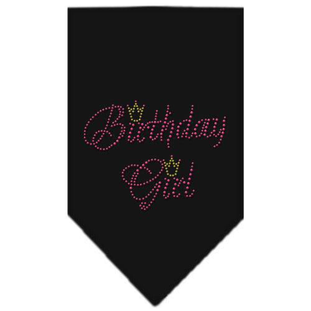 Mirage Pet Products Birthday Girl Rhinestone Bandana, Small, Cocoa