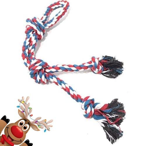 Xl Dog Rope Toy For Aggressive Chewers - Benefits Non-Profit Dog Rescue - Tug Of War Dog Toy, Dog Toys For Large Dogs, Tough Dog