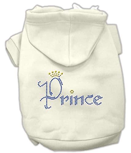 Mirage Pet Products Prince Rhinestone Hoodies, 20, Pink