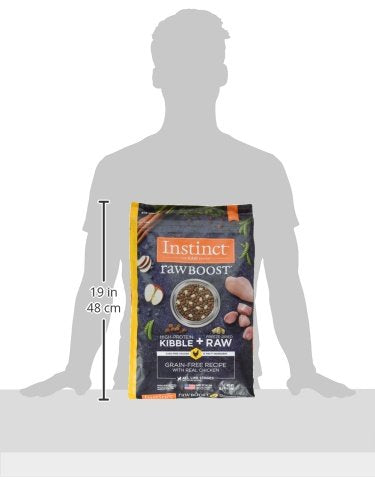 Instinct Raw Boost Grain Free Recipe with Real Chicken Natural Dry Dog Food, 10 lb. Bag