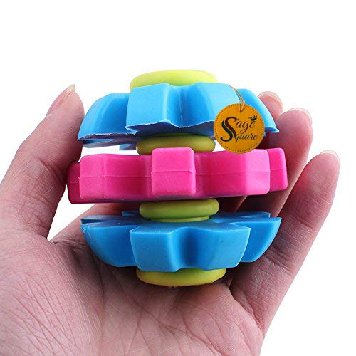Sage Square Natural Rubber Toy Cum Tug Toy Cum Chew Toy For Dog/Puppy/Cat/Kitten