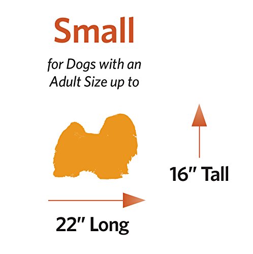 Midwest Homes For Pets Bolster Dog Bed 24L-Inch Blue Dog Bed Or Cat Bed W/ Comfortable Bolster | Ideal For 'Small' Dog Breeds & Fits A 24-Inch Dog Crate | Easy Maintenance Machine Wash & Dry