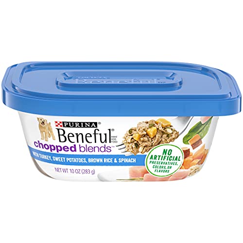 Purina Beneful Gravy, High Protein Wet Dog Food, Chopped Blends With Turkey - (8) 10 Oz. Tubs