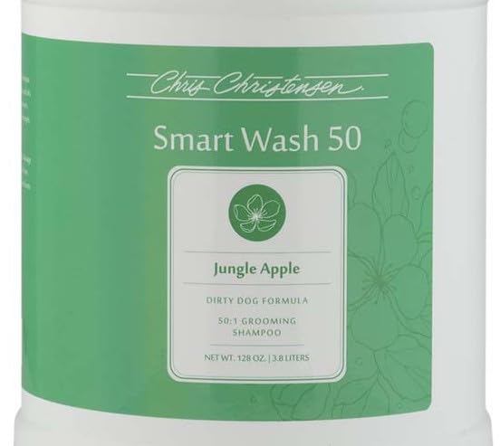 Chris Christensen SmartWash 50 Grooming Shampoo Jungle Apple, Groom Like a Professional, Delightfully Fragranced and Concentrate