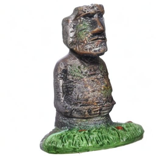 Penn-Plax Easter Island Head Statue Figurine – Decoration For Aquarium And Fish Tanks – Small (Rr858)