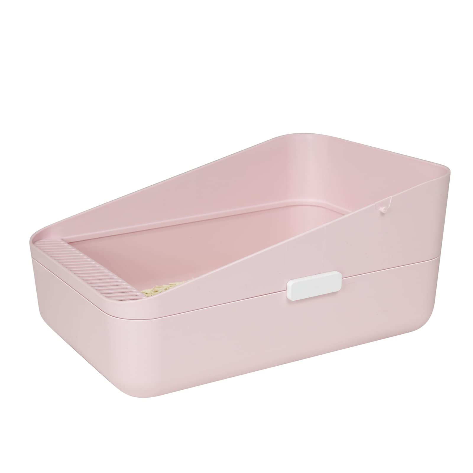 Sfozstra Open Prevent Sand Leakage, Durable High Side Sifting Litter Box For Small Cats,Secure And Odor , Removable Litter Box, 