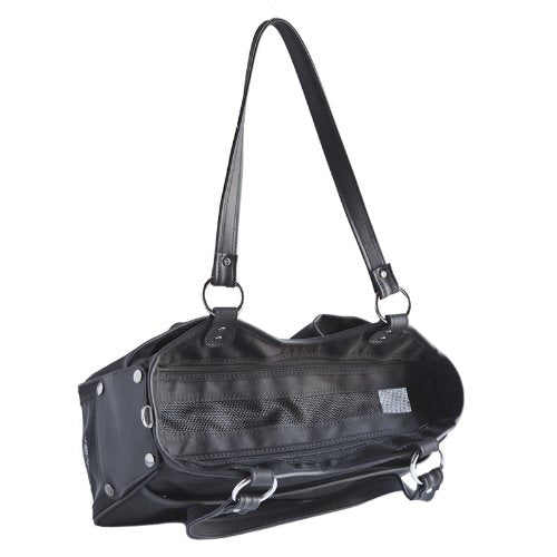 Petote Metro Classic Dog Carrier, Black Sable, Petite