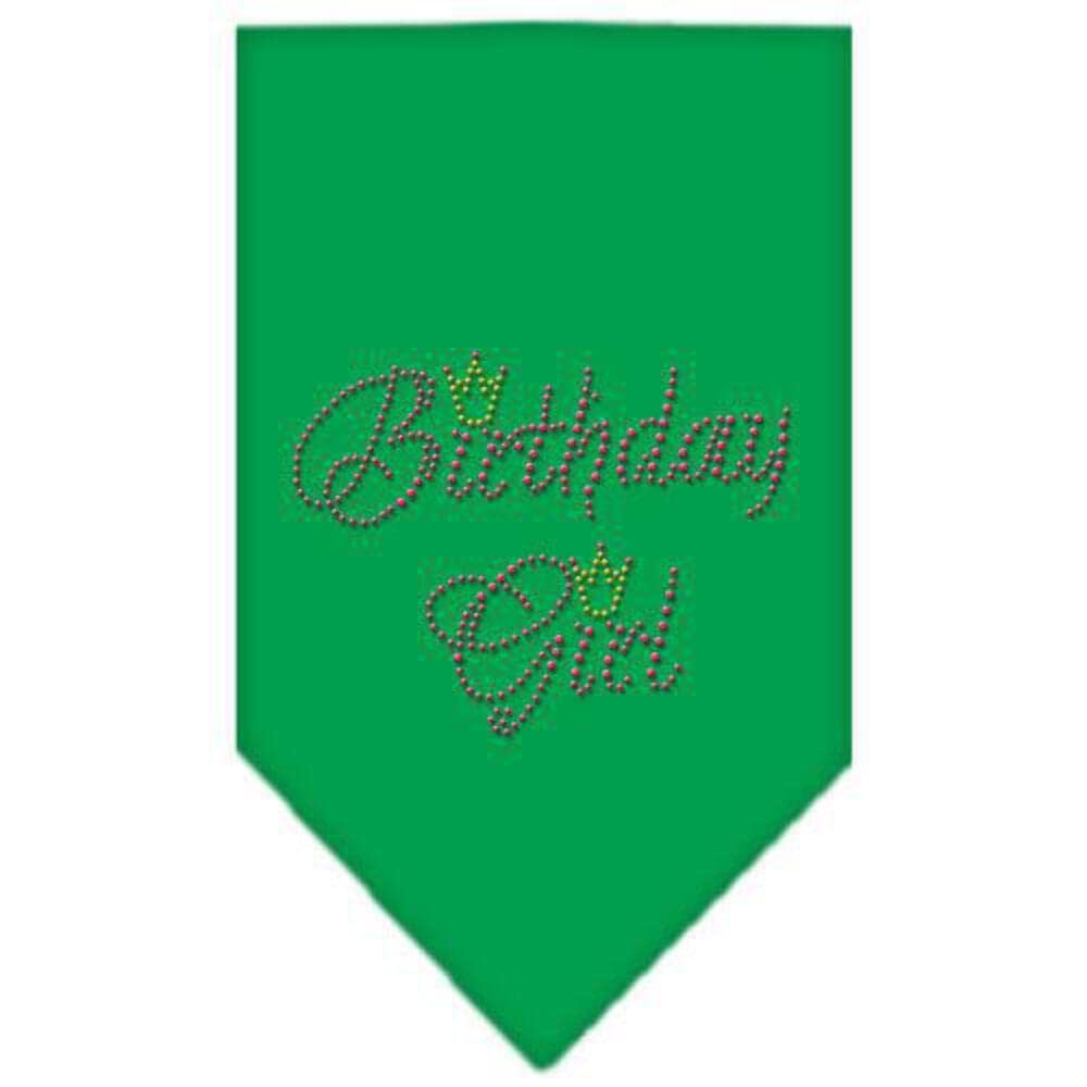 Mirage Pet Products Birthday Girl Rhinestone Bandana, Small, Cocoa