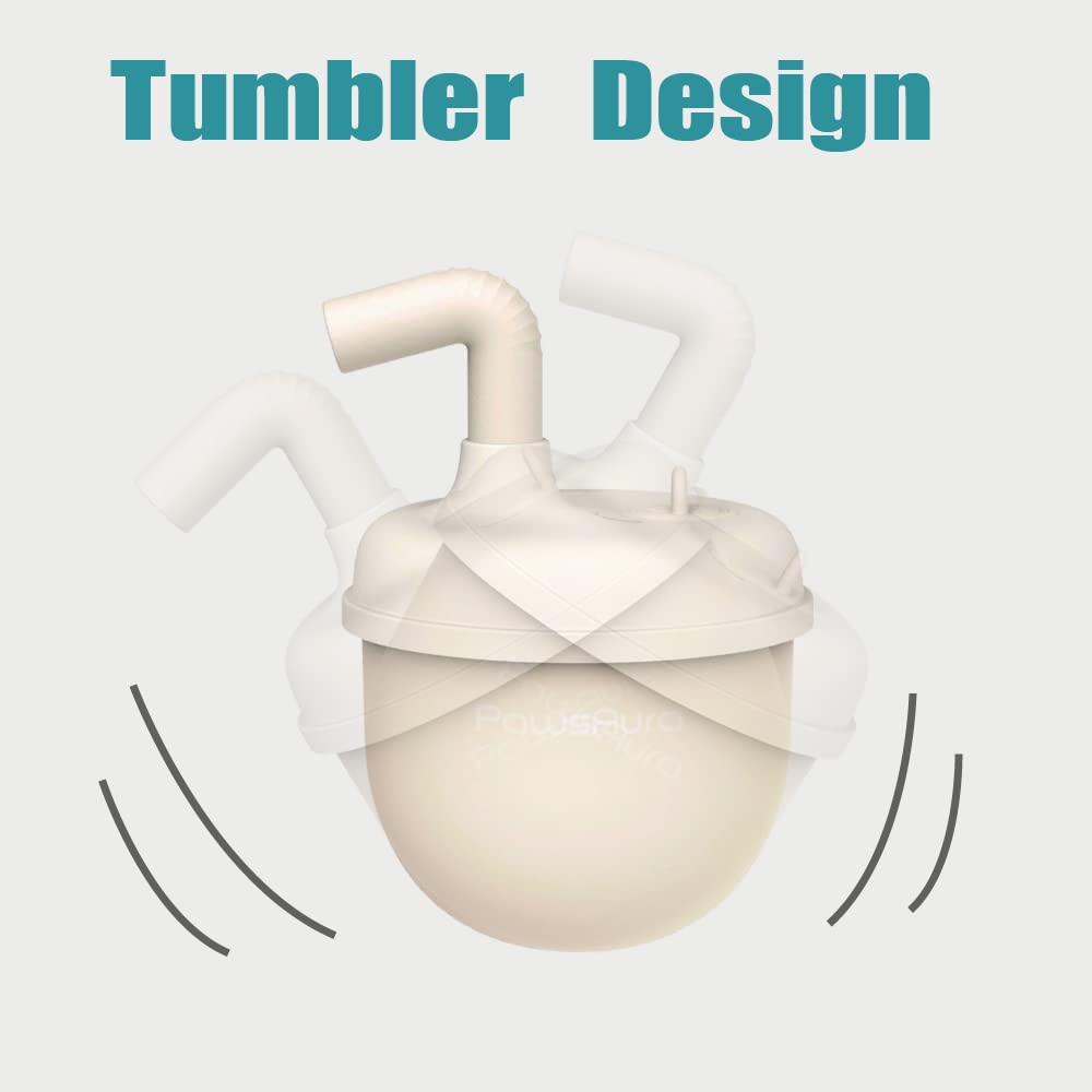 Calembou Cat Laser Toy,Pet Automatic Laser Cat Toys For Indoor Cats Kitten Tumbler Interaction Toys, Usb Charging, 360 Degree Ir