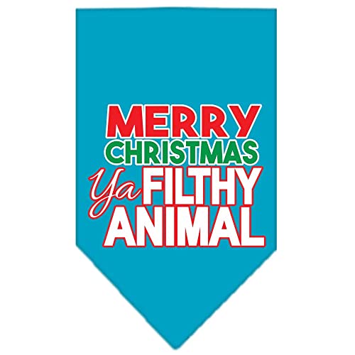Mirage Pet Products 66-161 SMBR Ya Filthy Animal Screen Cocoa Print Bandana, Small