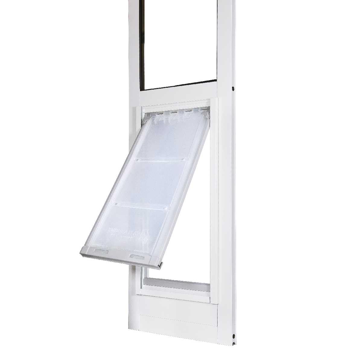 Endura Flap Thermo Panel Pet Door For Sliding Glass Doors | Heavy-Duty Aluminum Frame With Secure Locking Cover | Energy Efficie