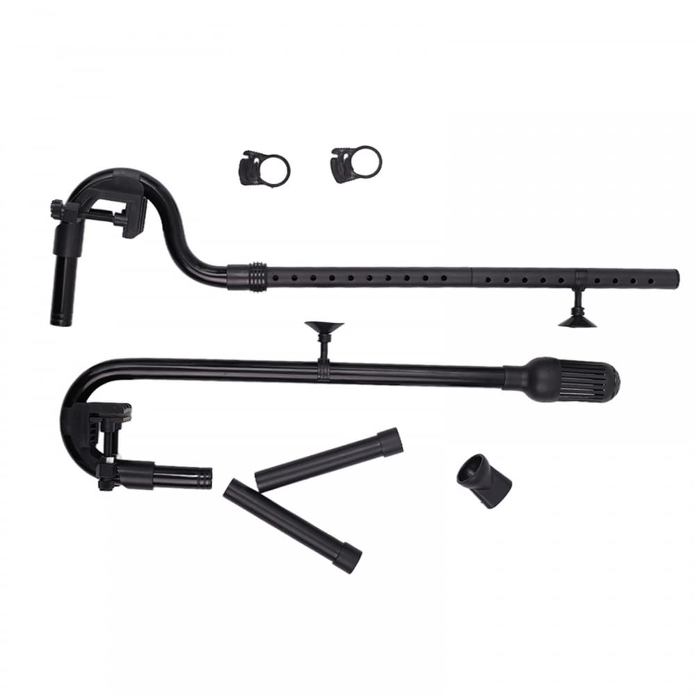 Mioyoow Aquarium Water Inlet Outlet Tube Kit, Fish Tank Water Pipe Fittings Aquarium Canister Filter Inflow Outflow Kit For 302B