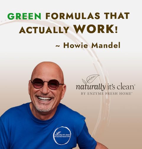 Naturally It'S Clean Enzyme Pet Stain & Odor Remover | Plant-Based Cleaner For Dog Poop, Cat Urine, Vomit & More | Powerful Odor