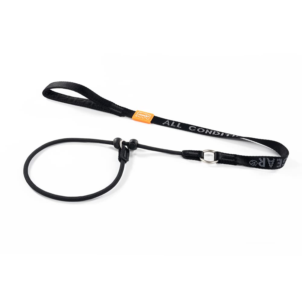Howgo Dog Slip Lead Dog Leash,Training Leash, No-Pull Slip Leash And Collar,Heavy Duty&Durable,Padded Handle,For All Breeds(Blac
