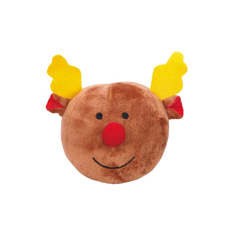 Grriggles Snowball Gang Dog Toys, 5' Reindeer