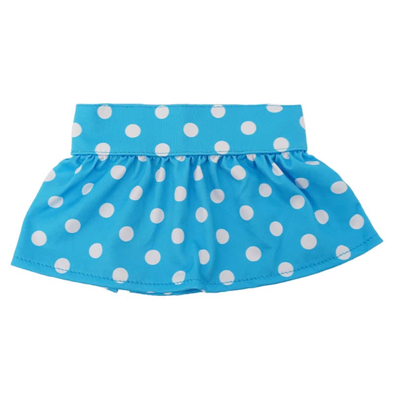 Dog Bikini Swimsuit Doggie Bathing Dress Puppy Beach Clothes For Puppy Kitten(Blue,X-Small)