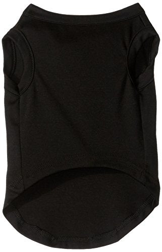 Pet Dog & Cat Shirt Rhinestone, "Mardi Gras Fleur De Lis" Black LG (10-14 lbs.)