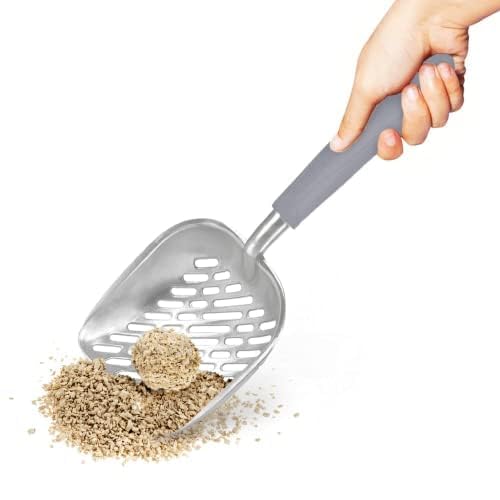Sungrow Large Cat Litter Scoop, Life Transforming Cat Scooper, Reduces Hand Fatigue, Saves Clear Litter, Makes Scooping Faster And Easier