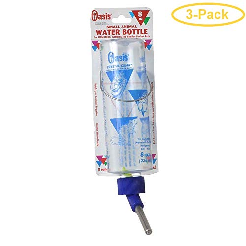 Oasis Crystal Clear Water Bottle 8 Oz - Pack Of 3