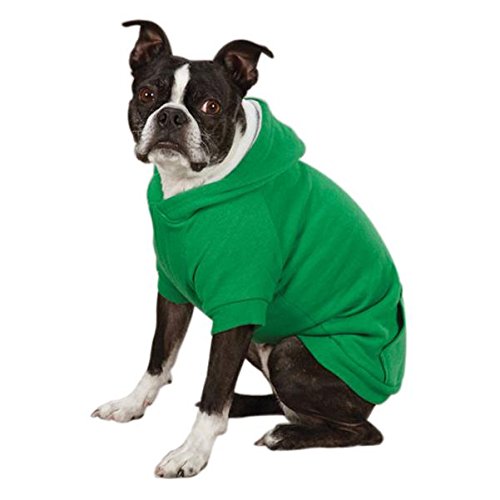 Zack & Zoey Fleece-Lined Hoodie for Dogs, 24 X-Large, Green
