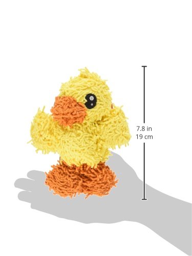 Mighty- Microfiber Ball Junior Duck – Made With Squeaker Balls And Minimal Stuffing. Strong & Tough. Interactive Play Dog Toy. Machine Washable & Floats