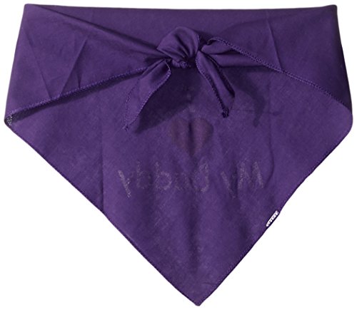Mirage Pet Products I Heart My Daddy Screen Print Bandana for Pets, Large, Purple