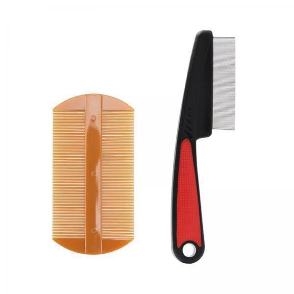 Atorse 3X2Pcs Flea Comb Dog Hair Comb For Small Medium Large Dogs Kitty Cleaning Tool