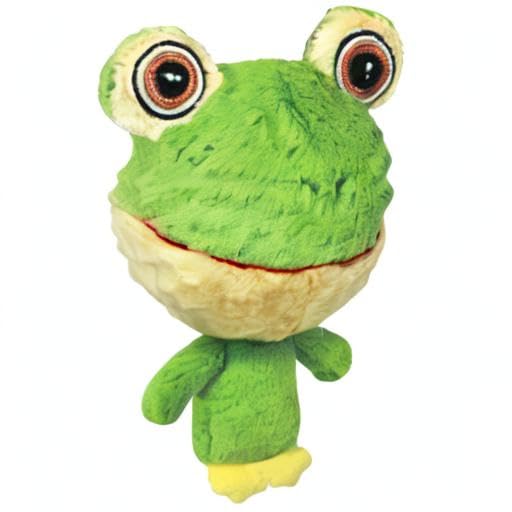 Multipet 43233-1 Knobby Noggins Frog Dog Toy