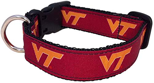 College Dog Collar (Medium, Virginia Tech)