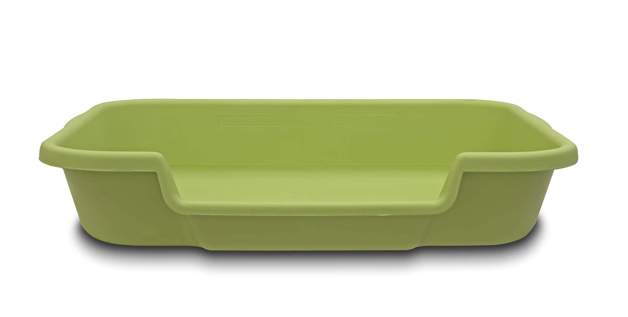 NE14pets KittyGoHere Large Green Low Entrance Cat Litter Box - Ideal for Senior & Arthritic Cats, Made in USA