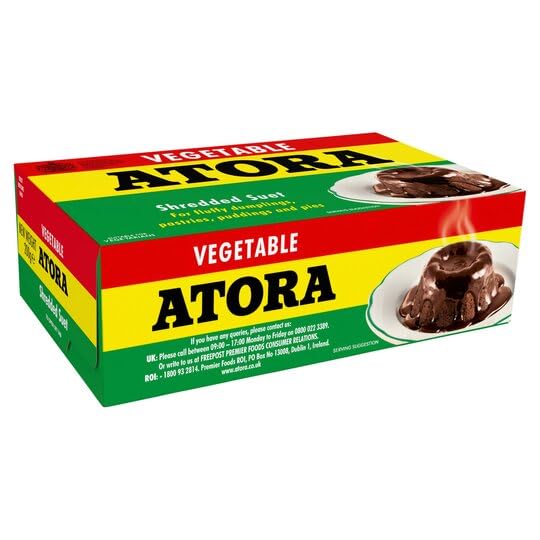 Atora Shredded Vegetable Suet 200g - Pack of 2
