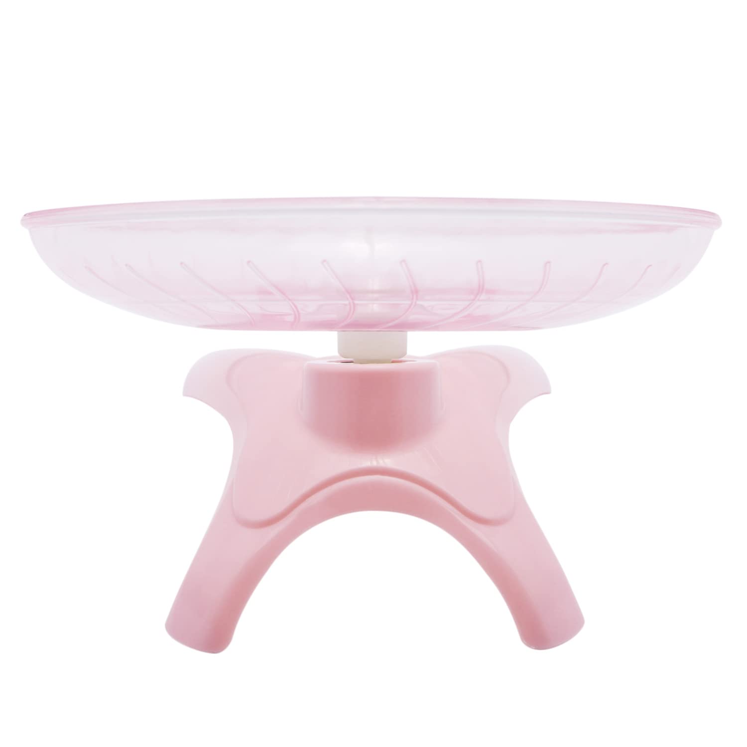 Hamster Wheel Hamster Flying Saucer Silent Exercise Wheel Running Wheel For Dwarf Hamsters Gerbil Mice Small Animals (Pink)