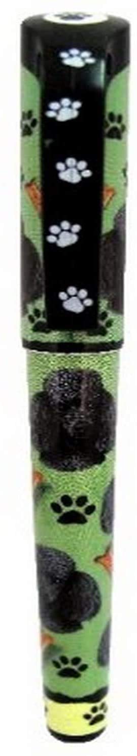 E&S Pets Black Poodle Pen Easy Glide Gel Pen, Refillable With A Perfect Grip, Great For Everyday Use, Perfect Black Poodle Gifts For Any Occasion