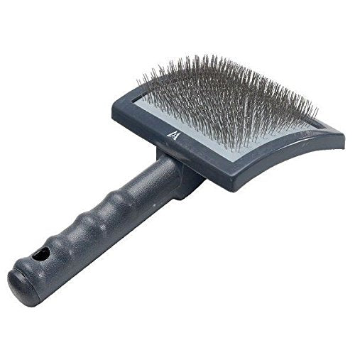Slicker Brushes For Dog Grooming Professionals Curved Plastic Tool - Choose Size(Large)