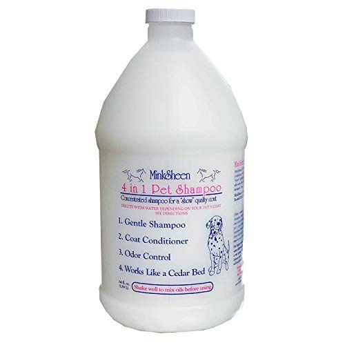 Minsheen Dog Grooming Shampoo And Conditioner, Natural Itch Relief For Dogs And Pets Ph Balanced, Made In Usa, 64 Concentrated O