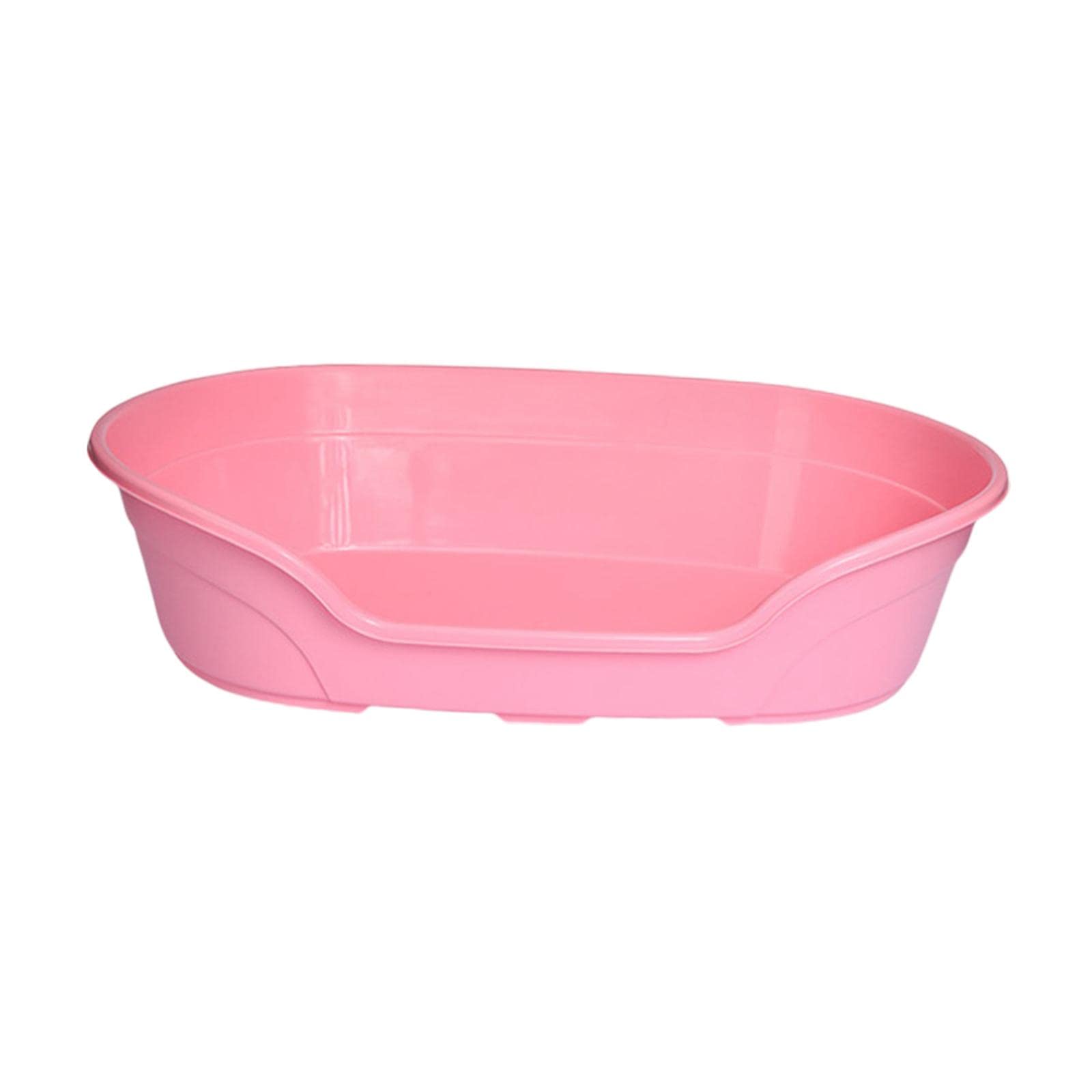 MERISHOPP Cat Bed Bathing Calming Cushion Comfortable Nonslip Blanket Cozy Dog House 85.5cmx58cmx26cm Pink Dogs | Cats | Puppy |