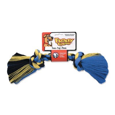 Mammoth Pet Flossy Chews Colored Rope Bone