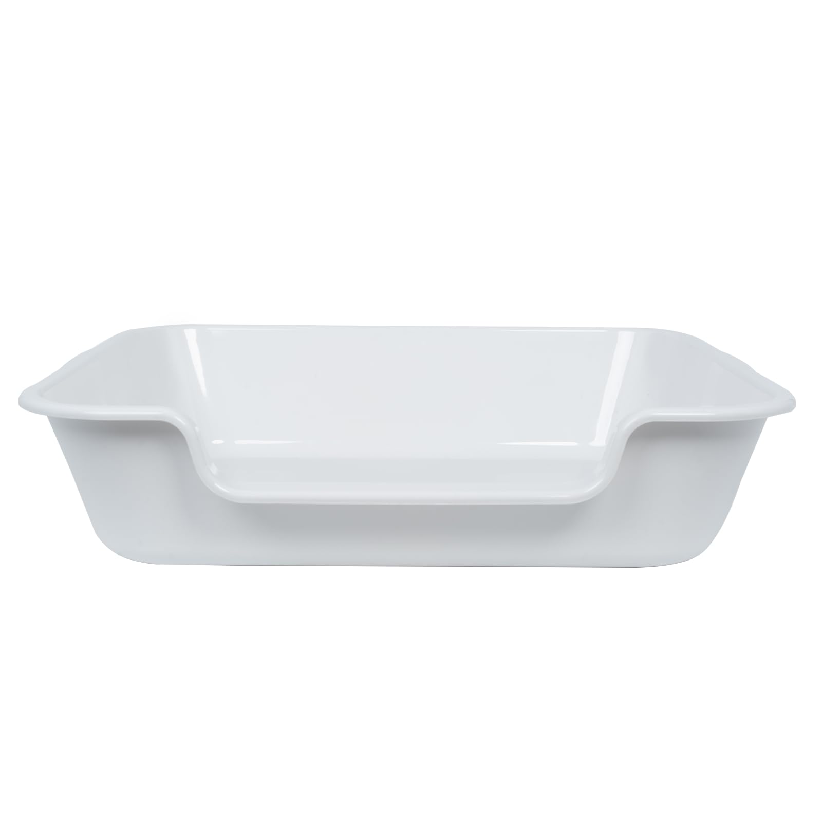 Ying Tutu 2 Pack Of Extra Large Cat Litter Box (Abs Material), Low Entry Senior Litter Pen For Geriatric Kitty Big Cats, Jumbo P